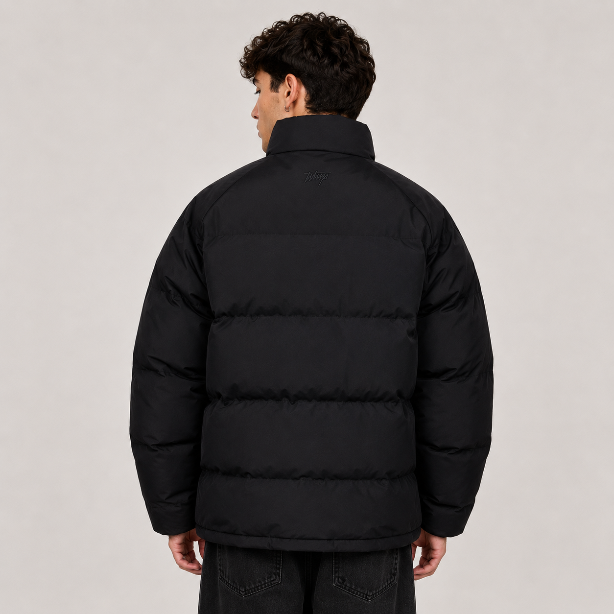 Parka Whatup Men Full Zipper All Black