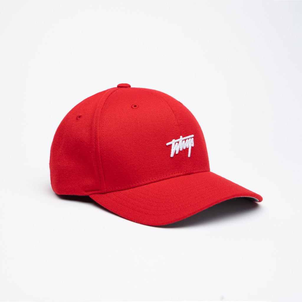 Jockey WhatUp Tiny Logo Red White Fitted