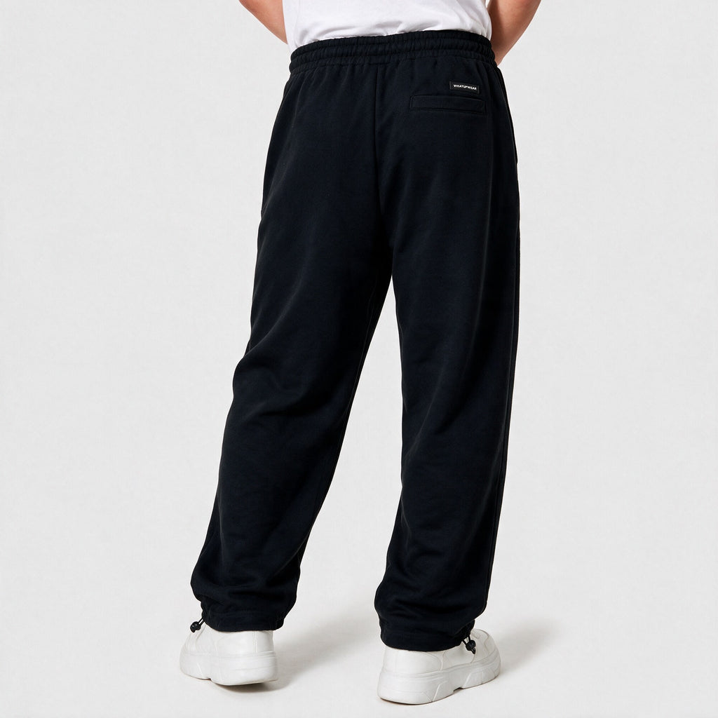 Buzo Fleece Regular Negro