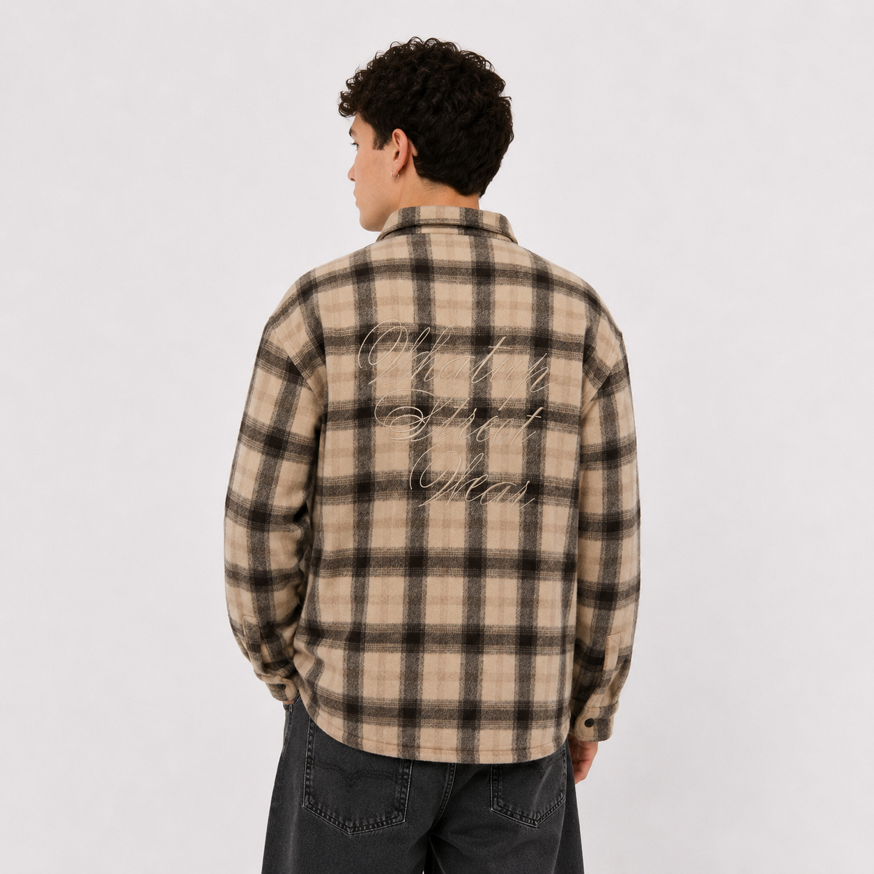 Camisa WHATUP Hombre I2360 Café