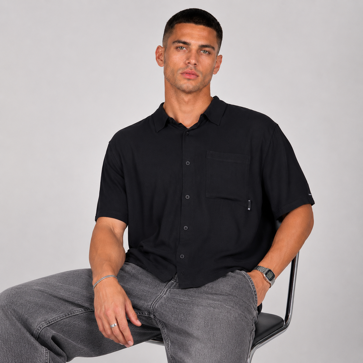 Camisa WhatUp Men All Black