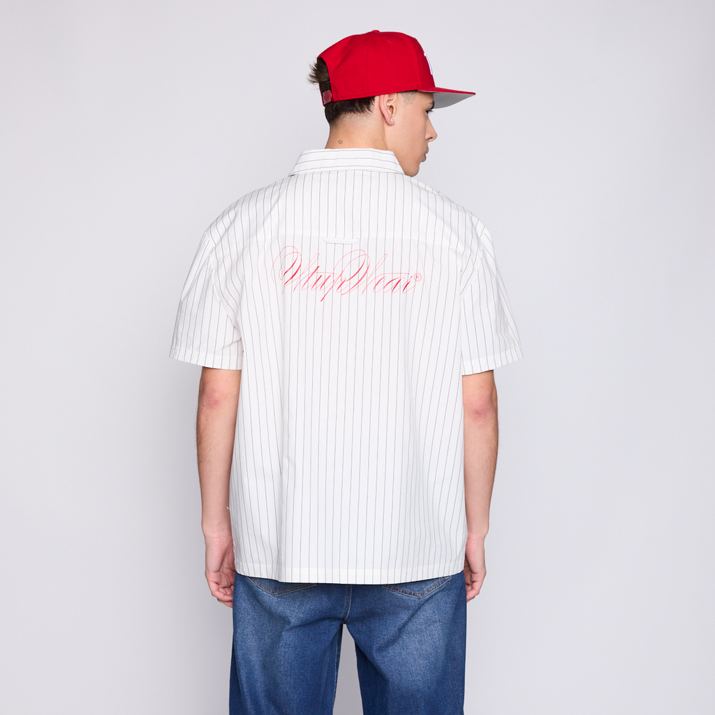 Camisa WhatUp Men White Red