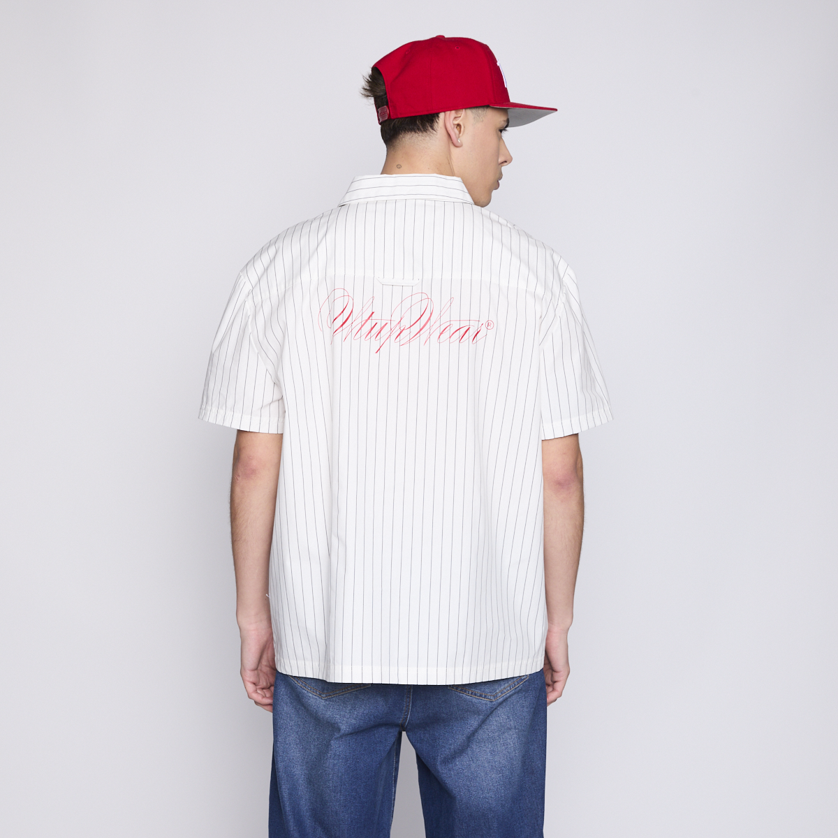 Camisa WhatUp Men White Red