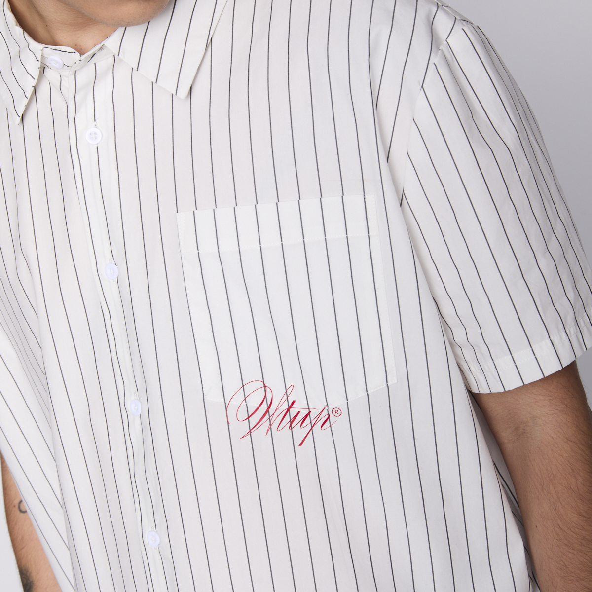 Camisa WhatUp Men White Red