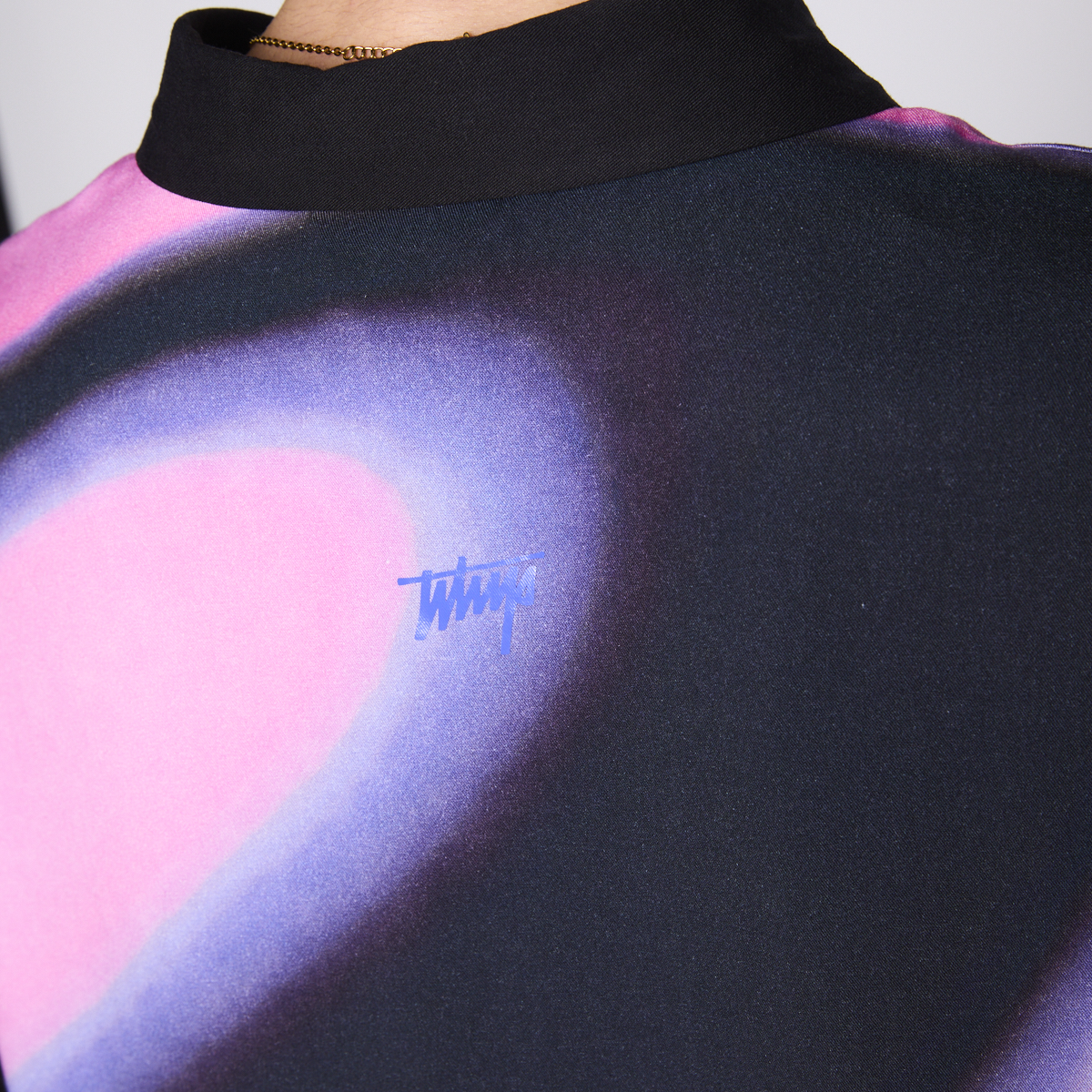 Camisa WhatUp Men Liquid Black Pink