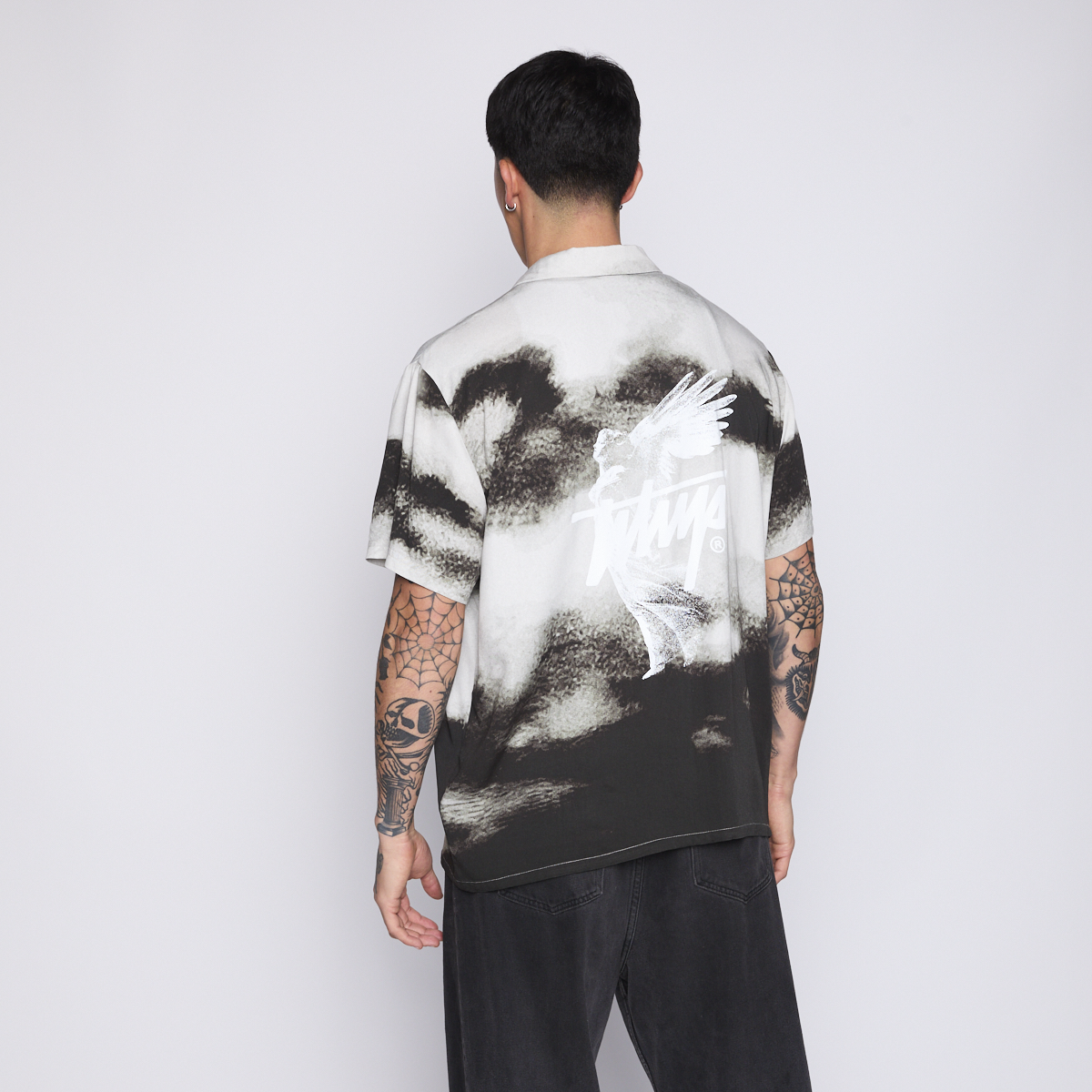 Camisa WhatUp Men Cloudy Angel Black