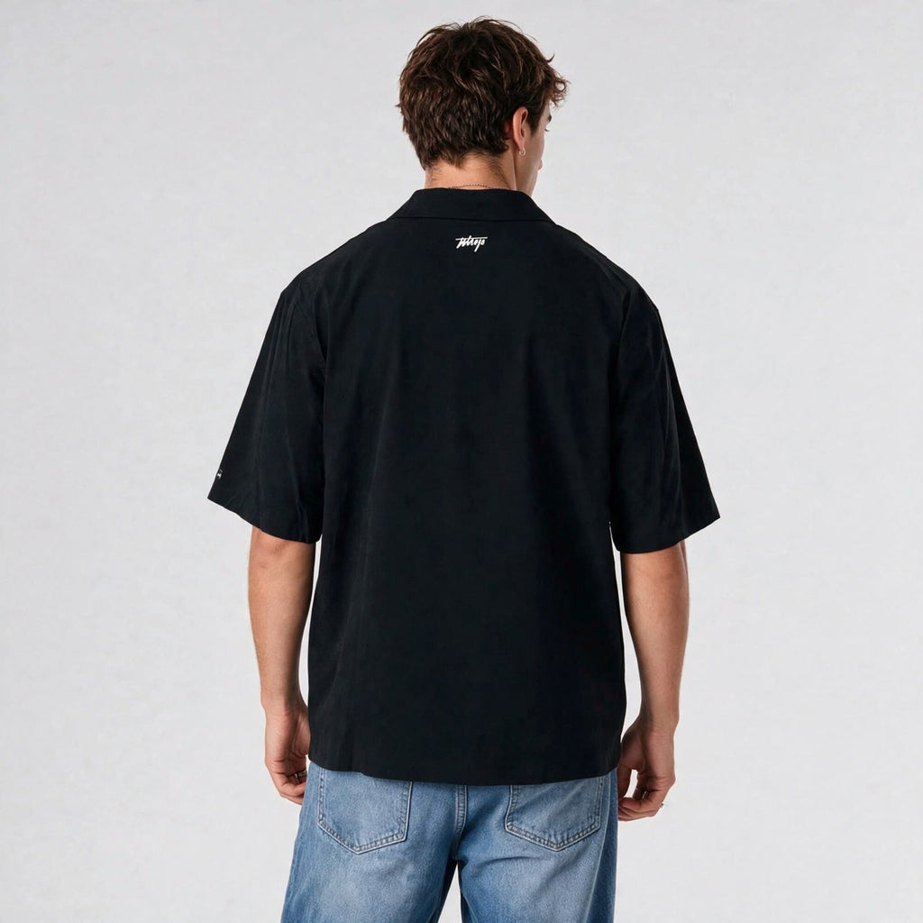 Camisa Essential Regular Negro