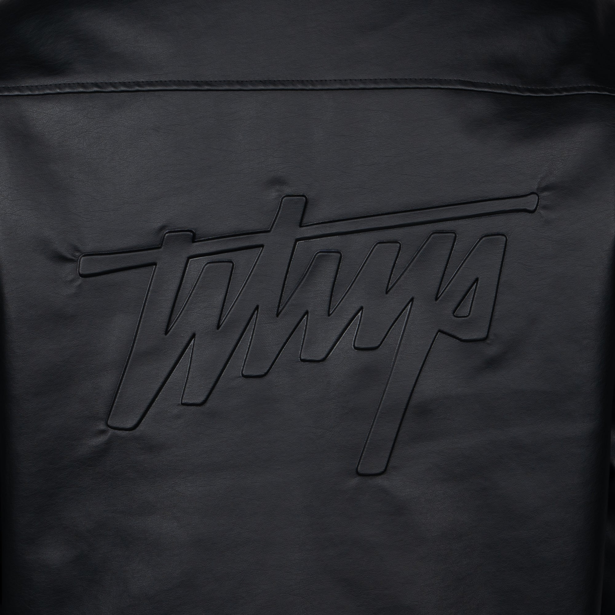 Chaqueta Whatup Hombre Eco Cuero Full Black