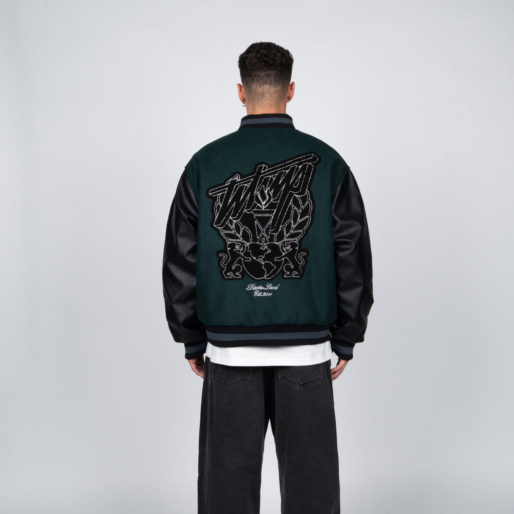 Chaqueta WhatUp Varsity Green Black