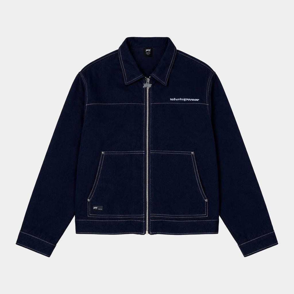 Chaqueta Demin Box Full Zipper Azul Marino