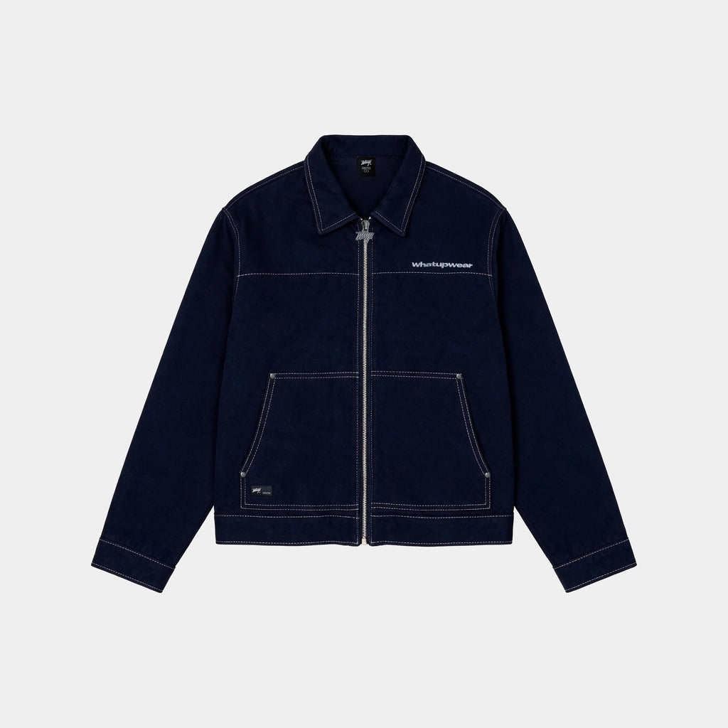 Chaqueta Demin Box Full Zipper Azul Marino