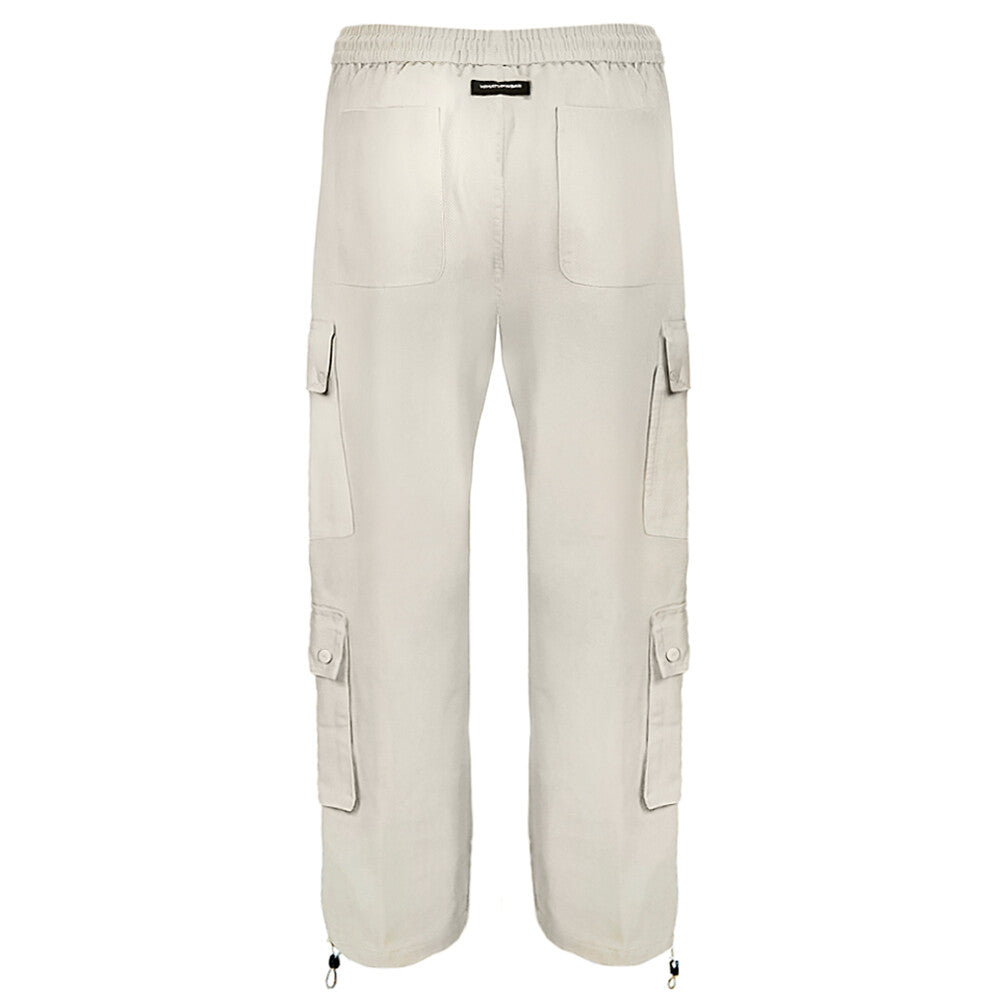 Pantalon Whatup Men Cargo Beige Low Logo