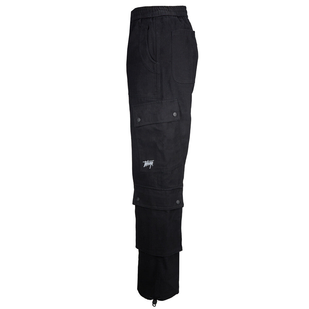 Pantalon Whatup Men Cargo Black Low Logo