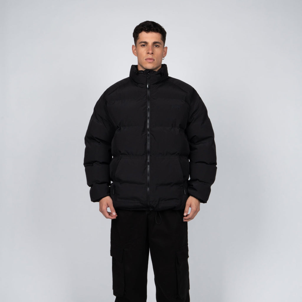 Parka Whatup Men Full Zipper All Black