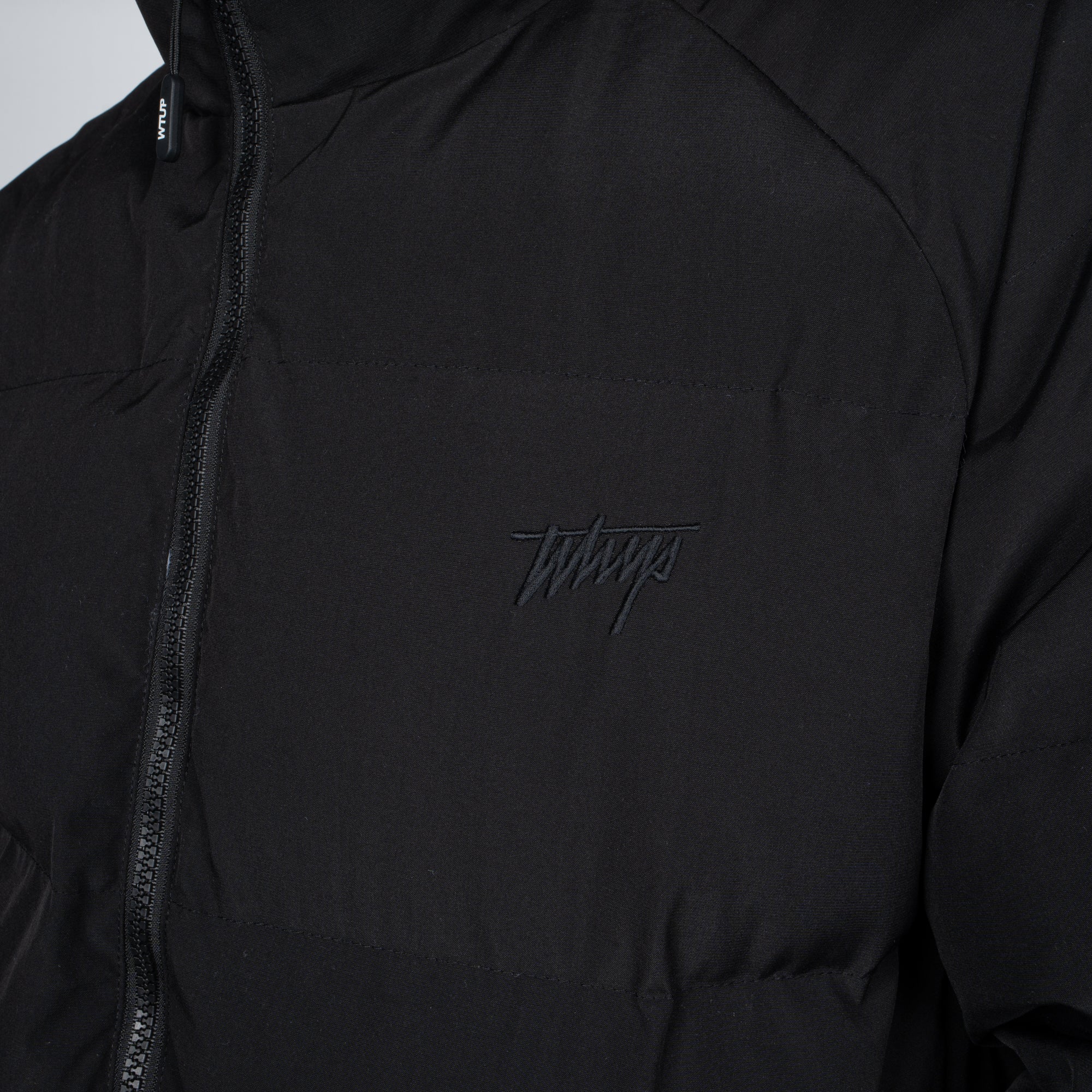 Parka Whatup Men Full Zipper All Black