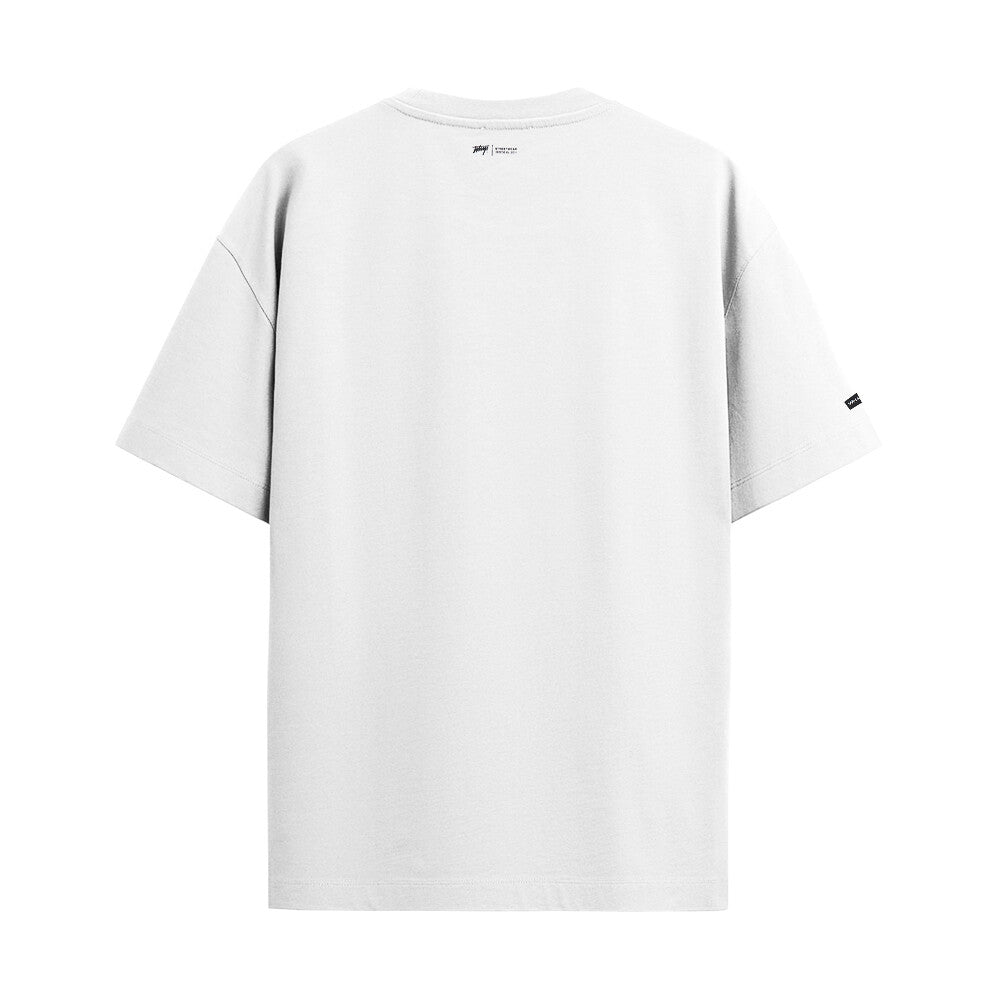 Polera Whatup Hombre Basic White Tiny Logo Black
