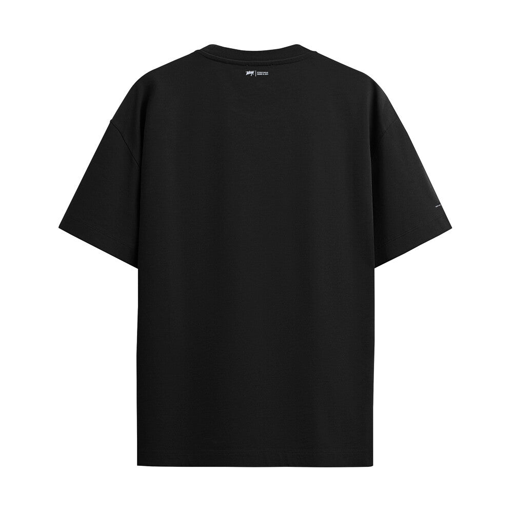 Polera Whatup Hombre Black Handwritten White
