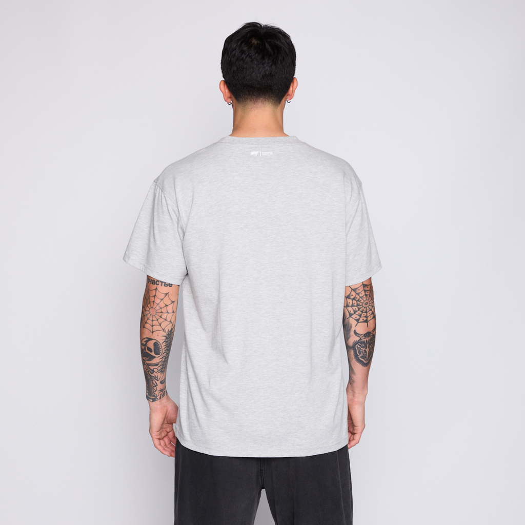 Polera Whatup Men Holy Marie Grey