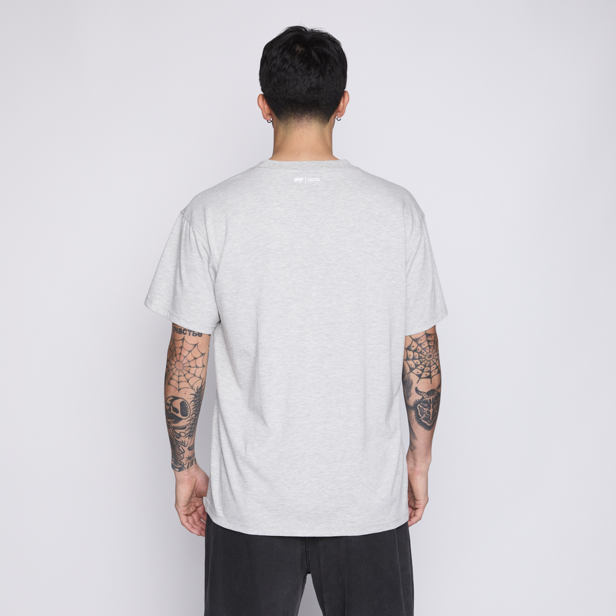 Polera Whatup Men Holy Marie Grey