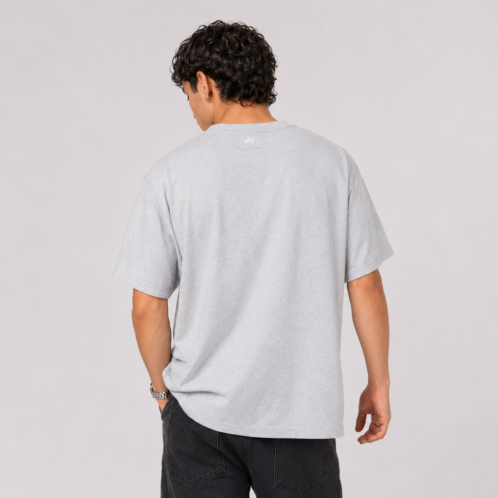 Polera Whatup Men Holy Marie Grey