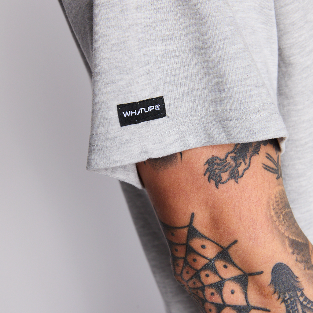 Polera Whatup Men Holy Marie Grey