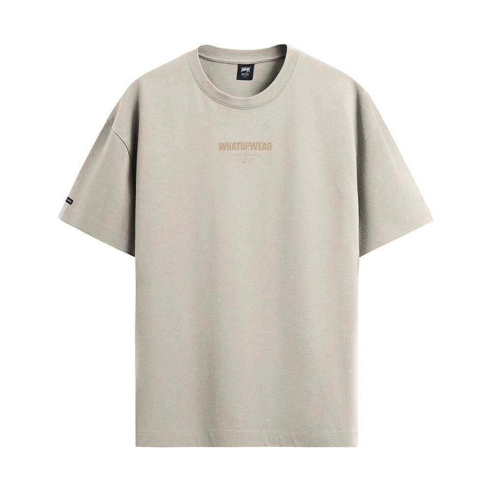 Polera Whatup Hombre Local Dreamers Beige