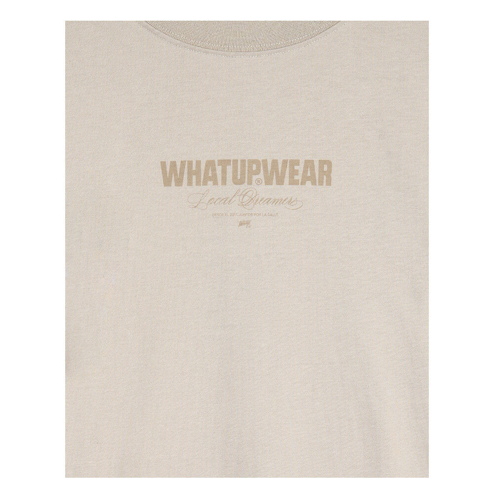 Polera Whatup Hombre Local Dreamers Beige