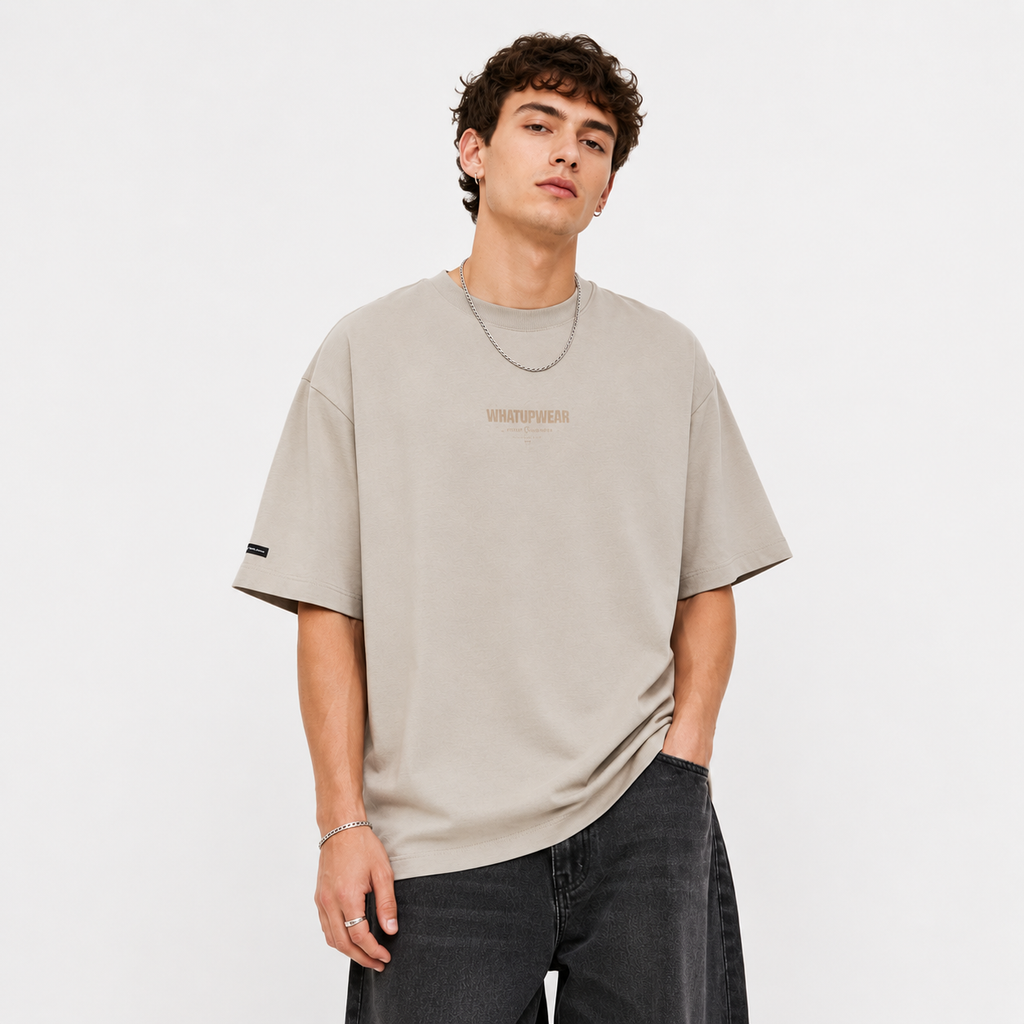 Polera Whatup Hombre Local Dreamers Beige
