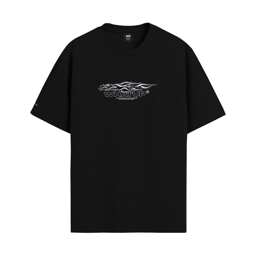 Polera Whatup Hombre Dream Big Black