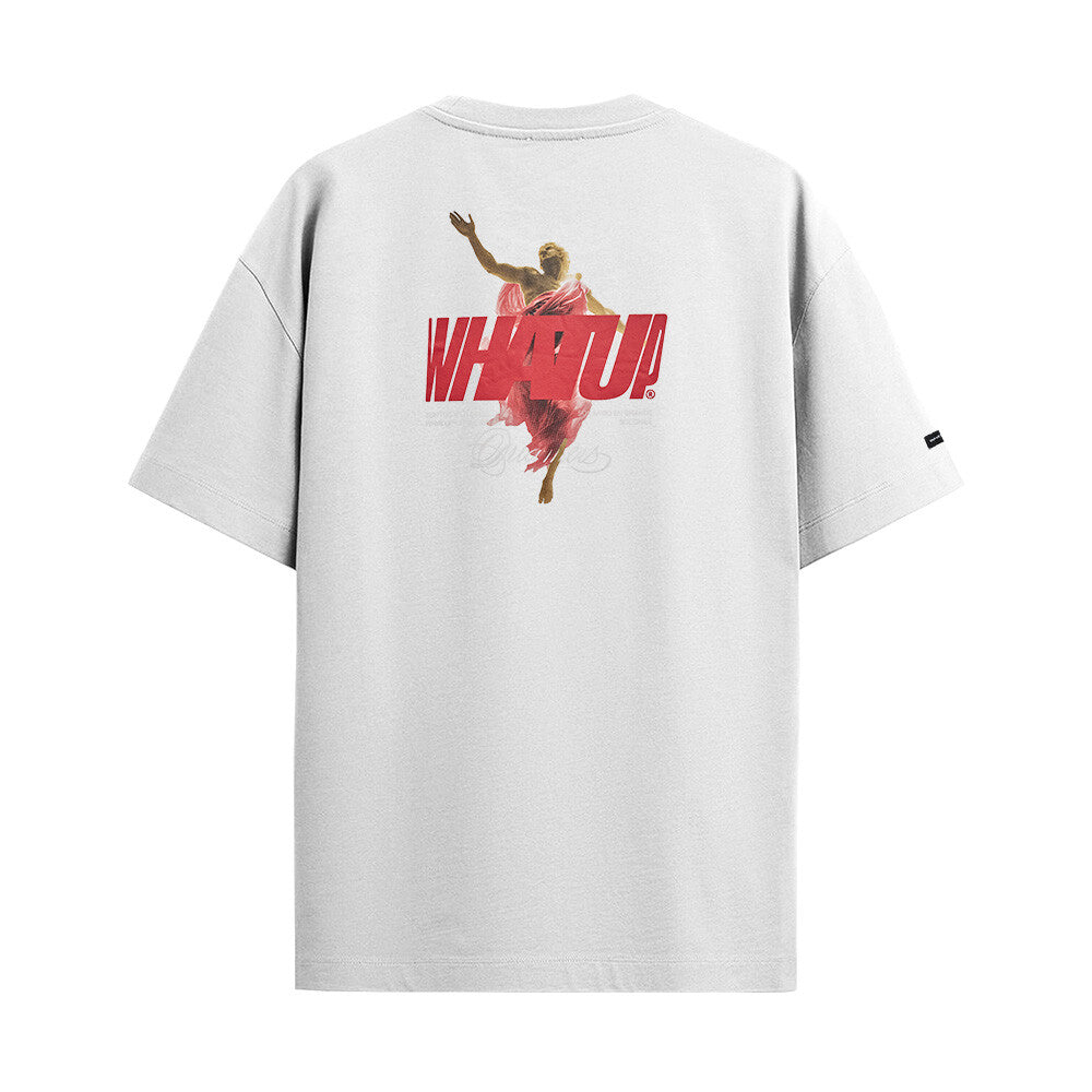 Polera Whatup Hombre Holy Whatup White