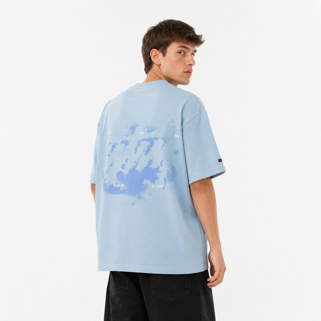 Polera Whatup Hombre Cloudy Light Blue