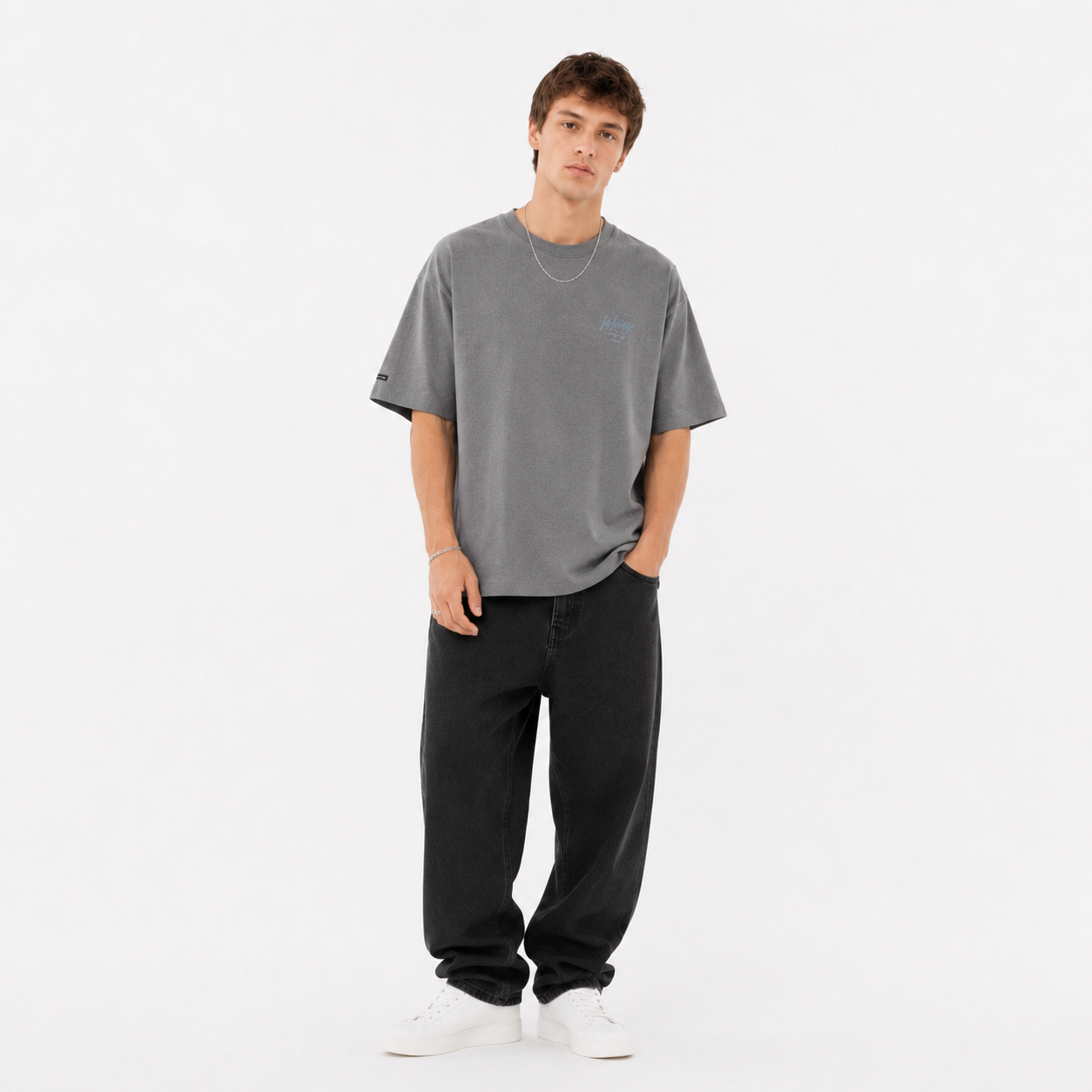 Polera Whatup Hombre We Are The Underground People Grey Green