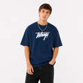 Polera Whatup Hombre Icon Logo Blue White
