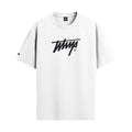 Polera Whatup Hombre Icon Logo White Black