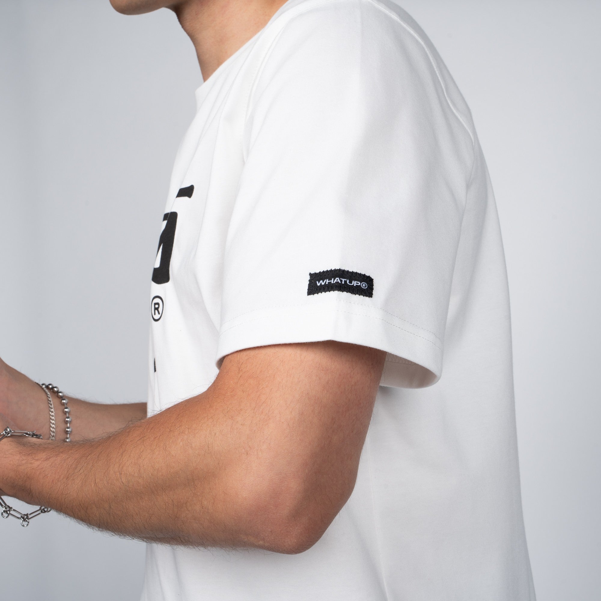 Polera WhatUp Classic Icon White Black
