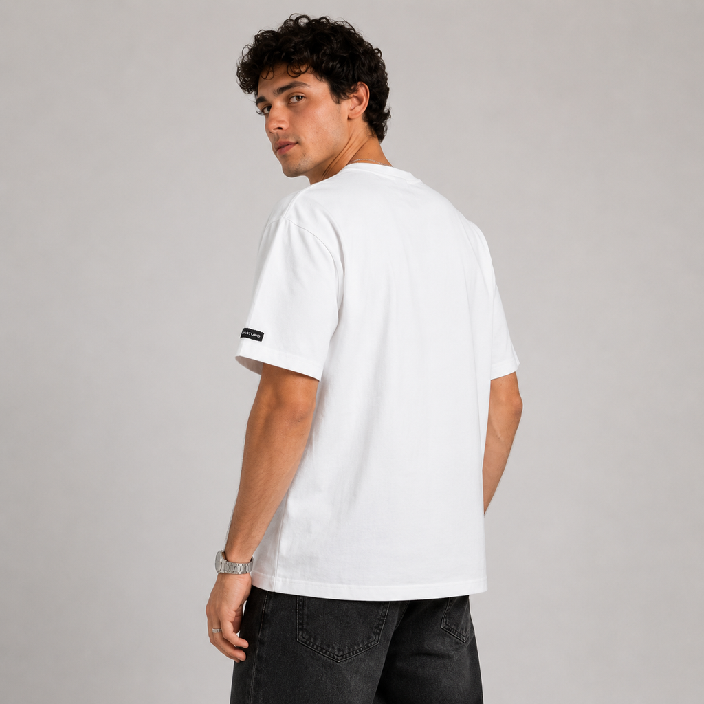 Polera WhatUp Classic Icon White Black