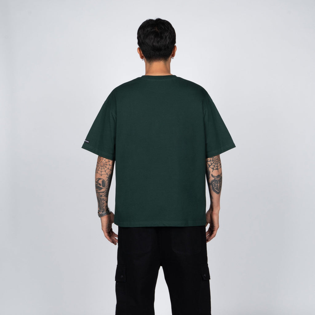 Polera WhatUp Flame Logo Green