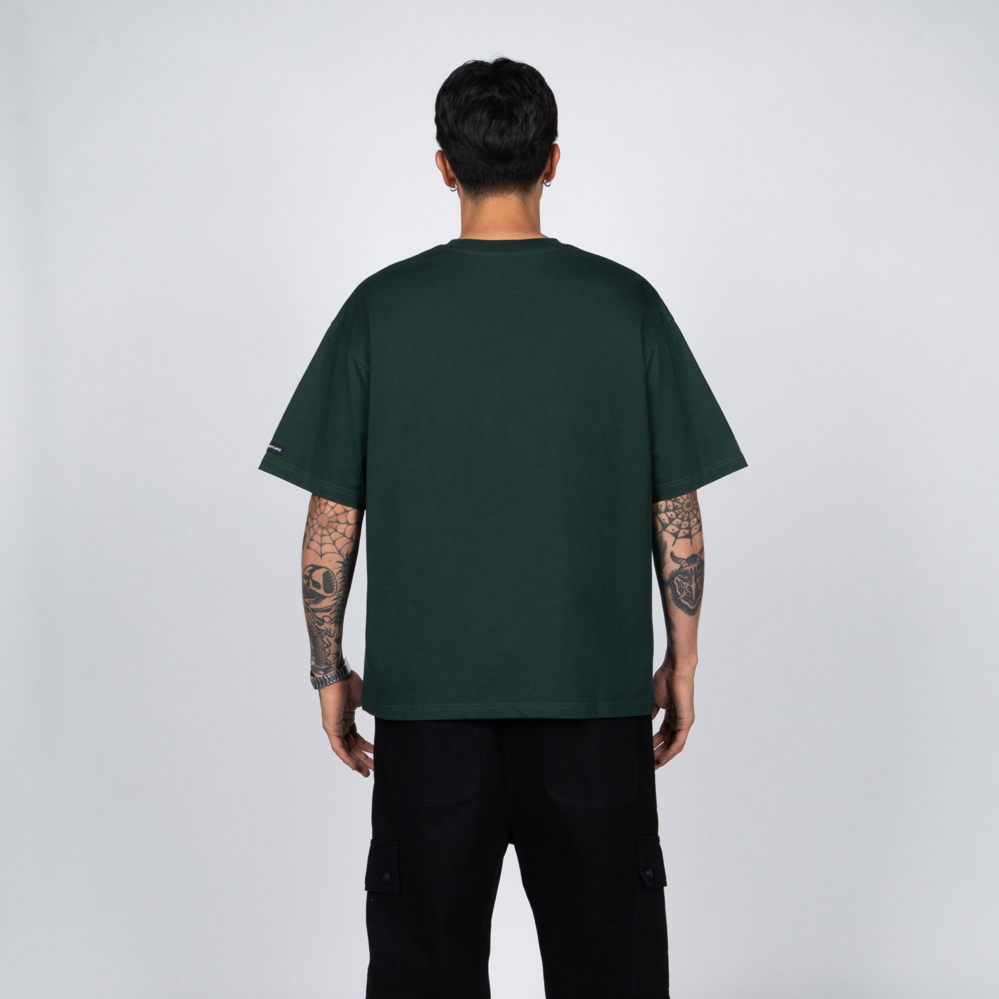 Polera WhatUp Flame Logo Green
