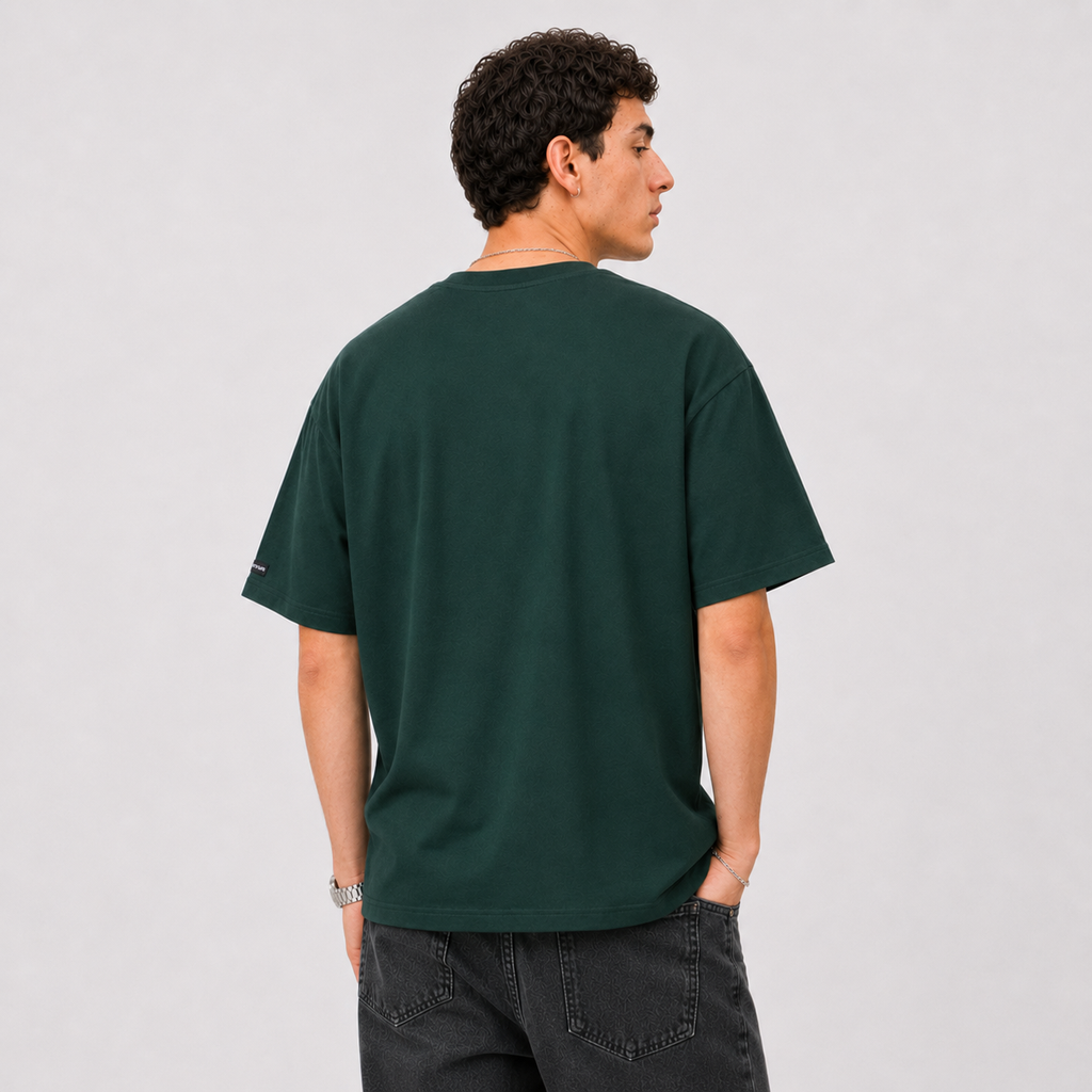Polera WhatUp Flame Logo Green