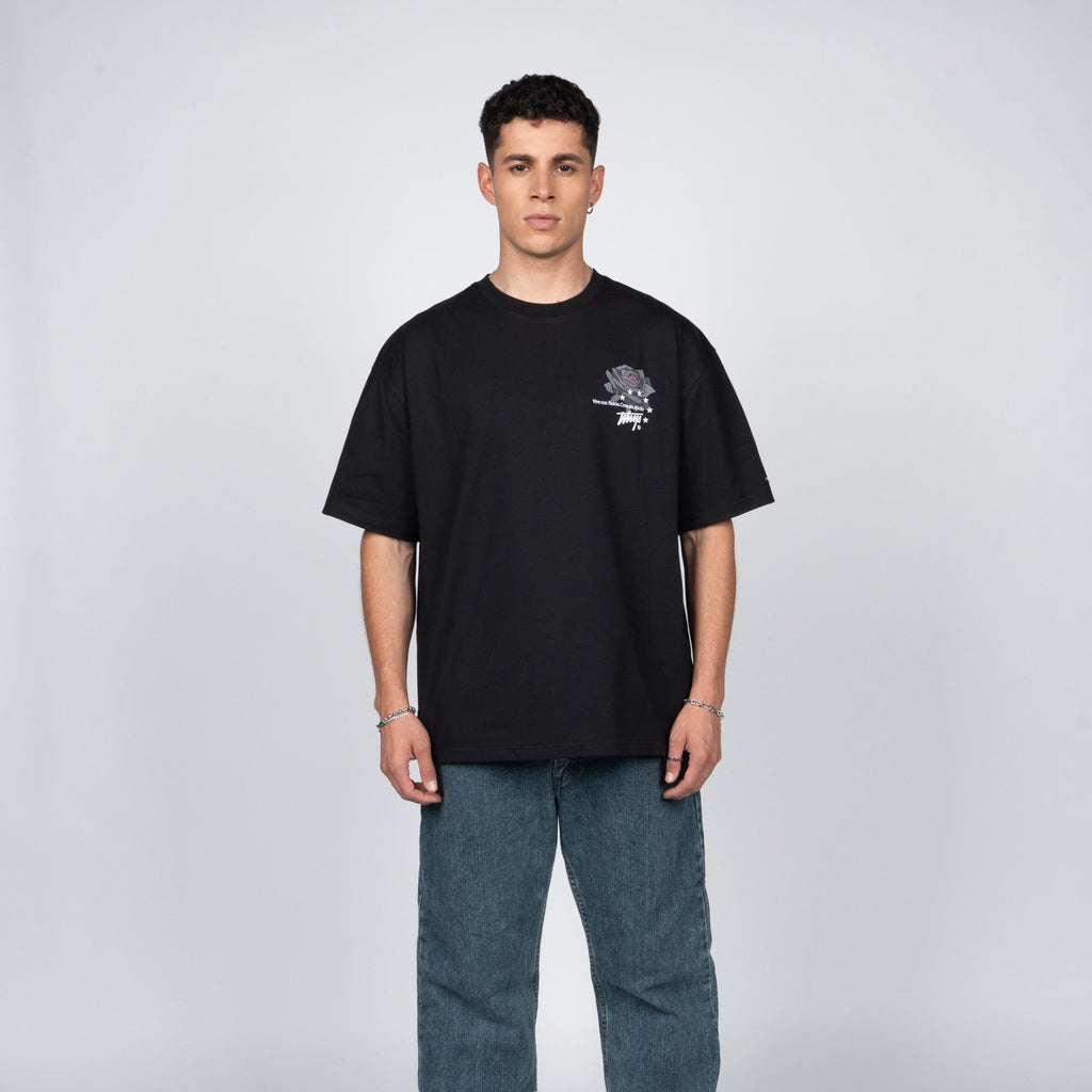 Polera WhatUp Rose and Snake Black