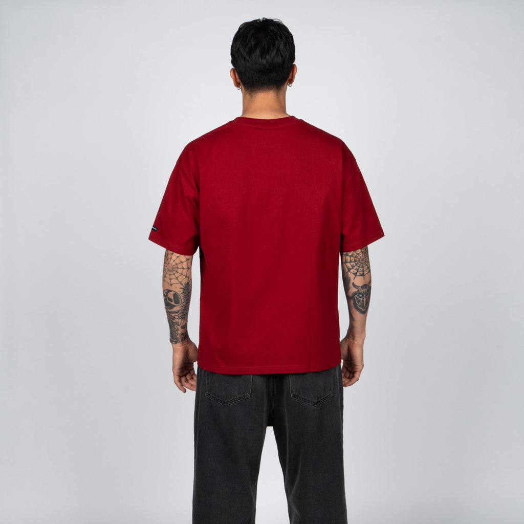 Polera WhatUp Fabric Logo Red