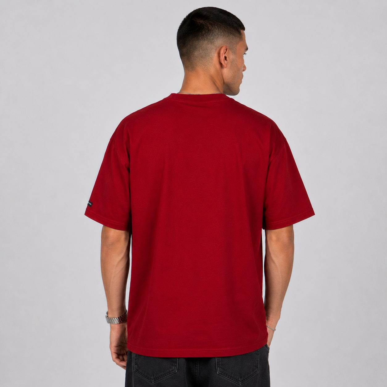 Polera WhatUp Fabric Logo Red