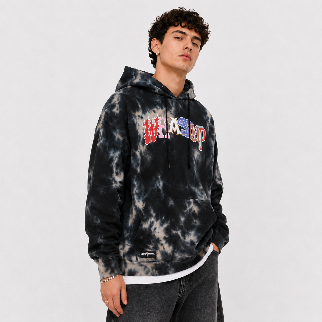 Poleron Men Mixed Tie Dye