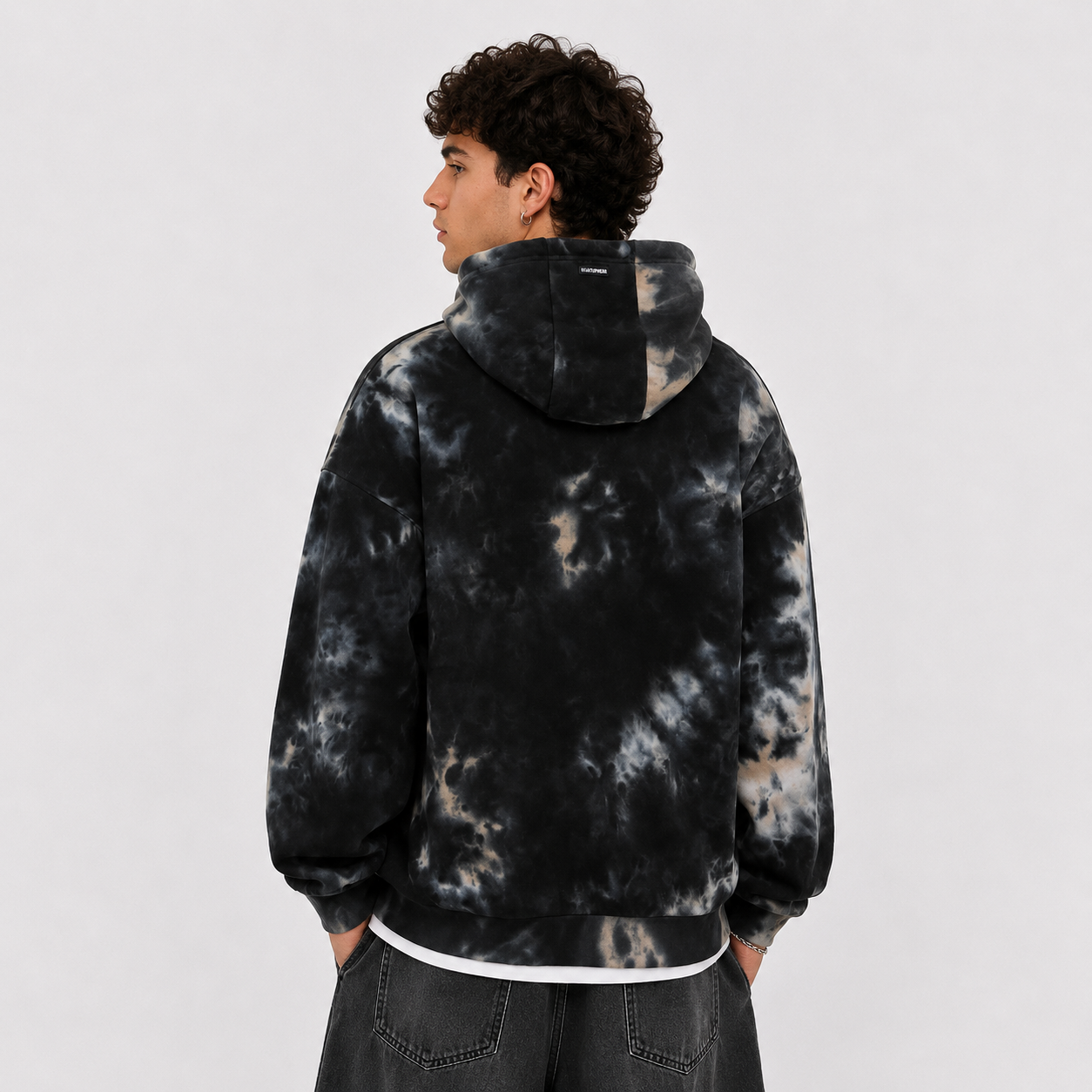 Poleron Men Mixed Tie Dye