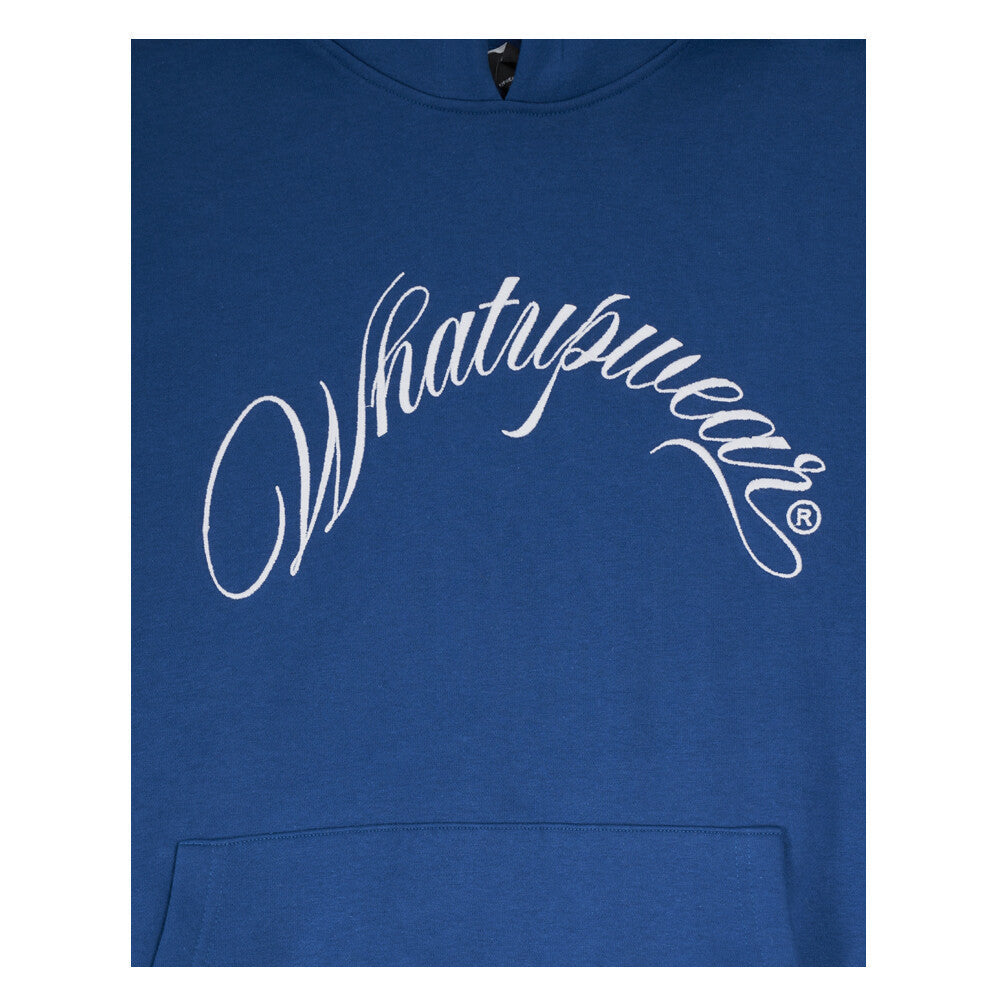 Polerón Whatup Hombre Hoodie Logo Blue