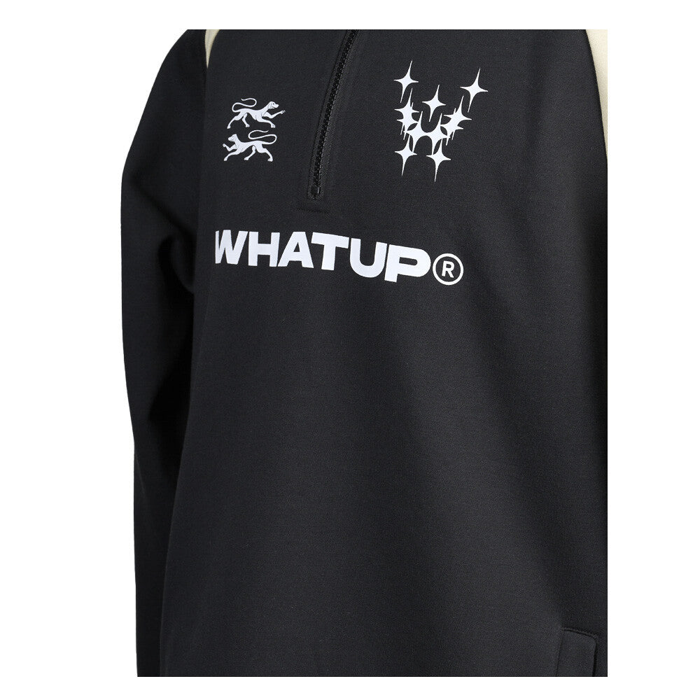 Polerón Whatup Hombre Half Zipp Black Core