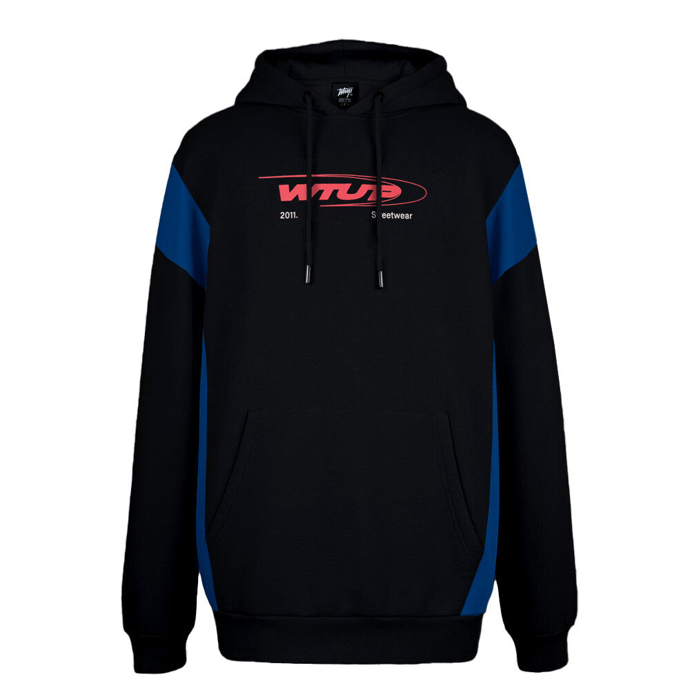 Polerón Whatup Hombre Hoodie Black Blue Red