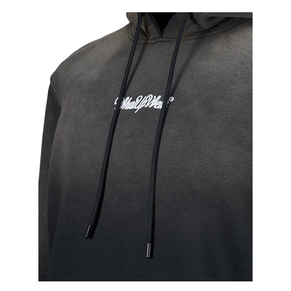 Polerón Whatup Hombre Hoodie Tiny Logo Grey White