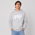 Polerón Whatup Hombre Hoodie Logo Grey
