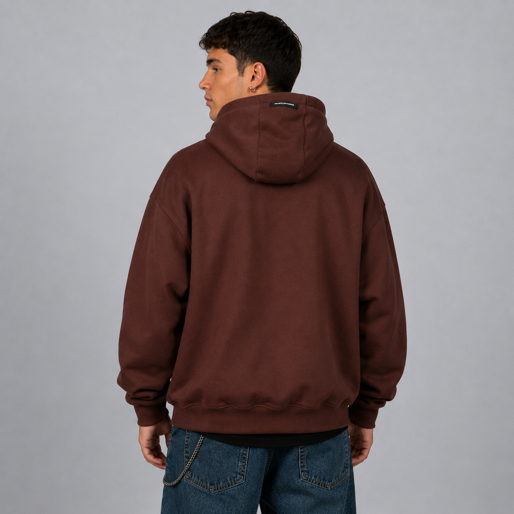 Polerón WhatUp Flame Logo Brown